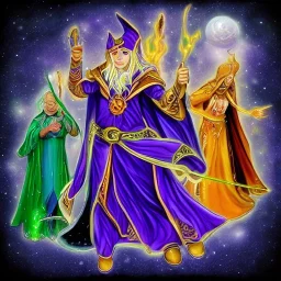 cosmic mage, elf, male