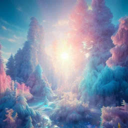 navicella grande luminosa, cristalli luminosi, SWANN, cielo rosa blu, pieno di dettagli, sole liscio e luminoso ， atmosfera di luce soffusa, effetto luce ， vaporwave colorato, concept art, dettaglio liscio ed estremamente nitido, dettagli finemente sintonizzati, altissima definizione, 8 k, motore irreale 5, messa a fuoco ultra nitida