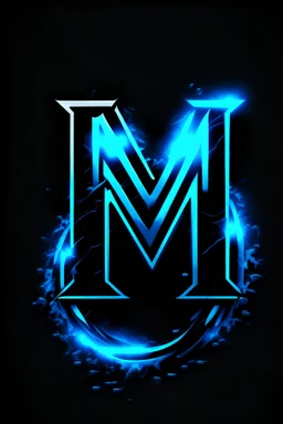 M B K logo black background and light blue logo color