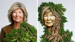 half human that looks like martha stewart half tree