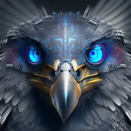 profile picture of a cyberfalcon with penetrating eyes