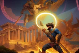 297499062 photorealistic hypermasculine fantasy illustration of I calculated a phantasm to glimpse Pythagoras's golden thigh While performing cult mathematics as i visited Olympus and looked down on greece in the style of Dan Mumford, artgerm, Alphonse Mucha, Thomas kinkade, ancient Greece, apparation, specter, smooth, sharp, HDR, dof, deep focus, hyper realistic, magic, mystical, ethereal, 3d render, octane render, Pythagorean hypersigil