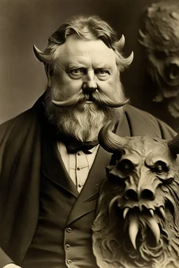 President Chester A. Arthur pictured as Demon OGRE