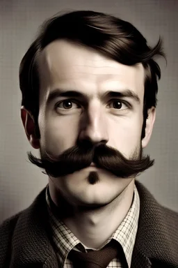 man with mustach