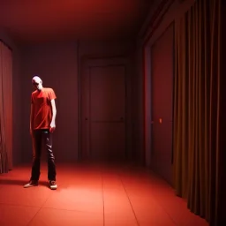 Gaspar noe, 3d render, hand camera, full body, hyper realistic, 8k quality, unreal engine 5