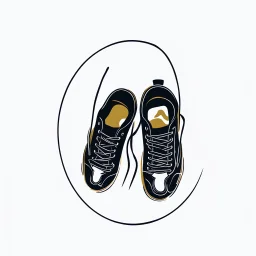 Logotipo para marca Sneakers com nome "West Kicks", vector