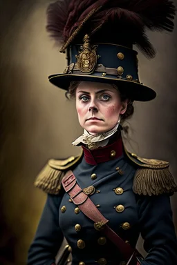 captain of an army victorian times woman