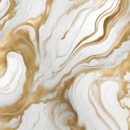 Hyper Realistic White & Golden Abstract Marble Textures