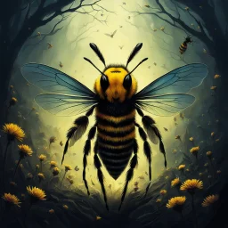 In the heart of the buzzing hive, where the walls cracked and the sacred ways of life were defiled, there lurked the malevolent presence known as the Devil of Bees. This entity, born of shadows and whispers, wielded a power that struck fear into the hearts of all who dared to cross its path. The Devil of Bees was not a creature of flesh and blood, but a manifestation of primal terror, a force of nature that twisted the very fabric of reality.