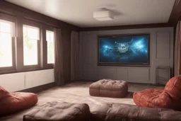 a dedicated home cinema room