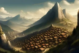 a city like Babylone, in a mountain
