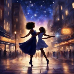 Danza sotto le stelle, lascia che la musica suoni, Senti la libertà crescere, è il tuo momento oggi. **Verse 1** In the city lights, my sister, find your way, With every step you take, don’t be afraid to play.