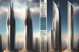 Worlds tallest building design. Unique and brilliant architectural design