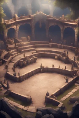 fantasy medieval fighting arena