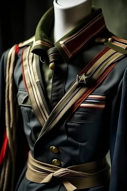 Old Military Uniform with ribbons