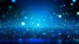 abstract blue background, lights, bokeh effects, shine particles