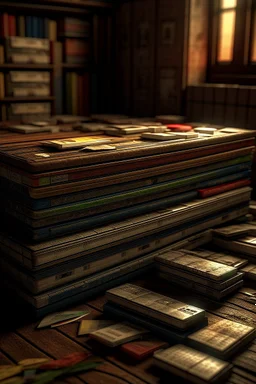 "A very old paints cracked dirty abandoned pile of very old VCR tapes as junk on a dusty old wooden shelf ,insanely detailed octane render trending on artstation, 8k artistic photography, photorealistic concept art, soft natural volumetric cinematic perfect light, chiaroscuro, award-winning photograph, masterpiece, oil on canvas, Raphael, Caravaggio, Greg Rutkowski, people, beksinski, Giger