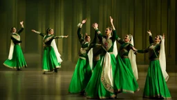 azeri folk dancing grace fully.