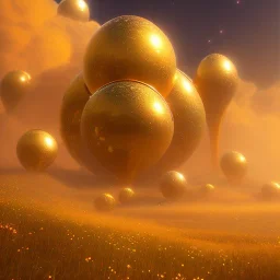 beautiful cosmic transparent golden landscape very etheric and cosmic, delicate colors, ultra sharp focus, 8k, unreal engine 5, extremely sharp detail, light effect, soft light atmosphere, smooth, full of details