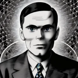 Alan Turing, Sacred Geometry, Rainbow pallette