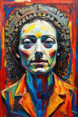A cog in an unconscious machine; Expressionism