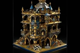 Escher jeweled Neanderthal castle