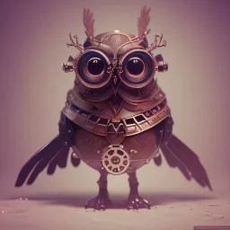 depth of field, Steampunk Owl, extreme detail, Photorealism, macro lens 70mm,bokeh, cinema4d, 8k, unreal engine 5, redshift render, midjourney4