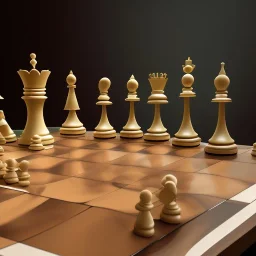 chess board photorealism smoke fx