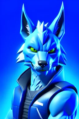 Make an image that is 2040 x 1152 pixels with the name "Kevdawg_Fn" across the middle of it with a blue and white thunderback ground and has the focus skin from Fortnite the game behind the name