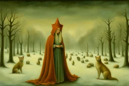 The snow is coming Modifiers: sharp focus imperial colors ultra detailed Guido Borelli da Caluso Hieronymus Bosch Nicoletta Ceccoli Remedios Varo Paul Delaroche Vasarely Sherry Akrami Dee Nickerson Zdzislav Beksinski perfect face imaging art design