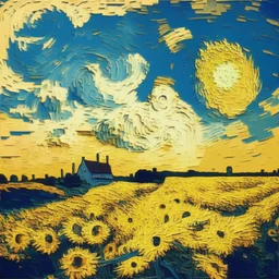 wane of summer van gogh style