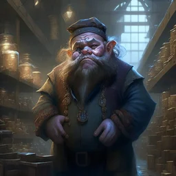 Art Vandalay is the dwarf manger of the Southside Capital Importers Warehouse located in the capital city. He has been infiltrated by a mindflayer and is being mind controlled.