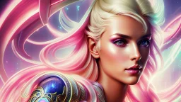 Lexica Aperture v2 Hyper detailed ultra sharp, trending on artstation, vibrant aesthetic, blonde ethereal sublle (((smiling)))+++ luminous heavenly goddess, angel, colorful, psychedelic, ornate, intricate, digital painting, concept art, smooth, sharp focus, illustration, not human anthropomorphic alien cyborg, art by artgerm and greg rutkowski and h. r. giger, louis royo, salvador dali, 8 k