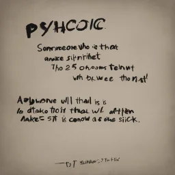 A psychotic is someone who firmly believes that 2 and 2 make 5, and is completely satisfied with this. A neurotic is someone who knows full well that 2 and 2 make 4, and that makes them sick!