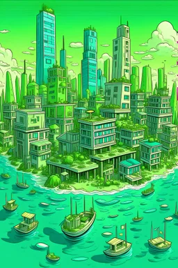 滨水生态城市设计