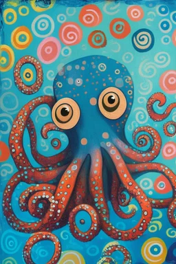 Octopuss naive art