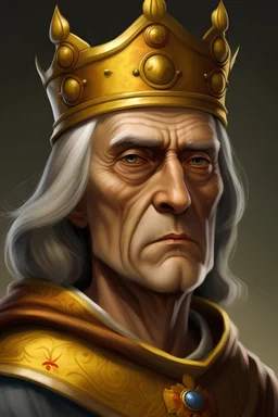 Create a picture of invincible as king Baldwin IV