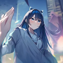 Clear focus, High resolution, A anime kid, cute, rough line skecth