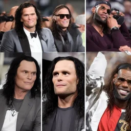 Tom Brady and LeBron James and Tommy Wiseau are friends but are unhappy