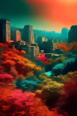 Dream city, color, nature