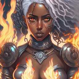 Ana de Armas, , high detail, high quality, ebony goddess, heater, iron coil heater, gears, steam, steal ribcage, steal breastplate, white hair, fire heart, heart on fire, metal made, 4k, high resolution. full detail. digital art, anime, cartoon, watercolor