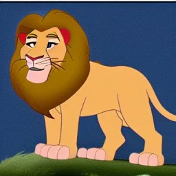 Lion King animation OC male lions