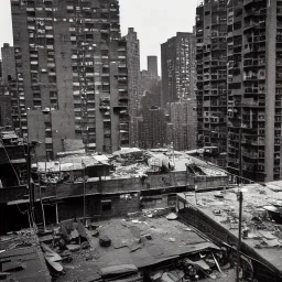 Dystopian 70’s new york slum