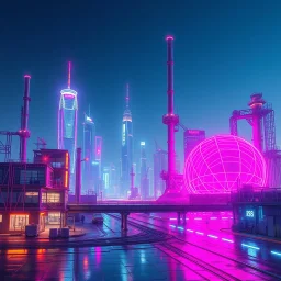 create a nice cool video to show Worlds Non Existed and Reality and Reimagined , future modern city and future modern industry ,vibrant metallic colors