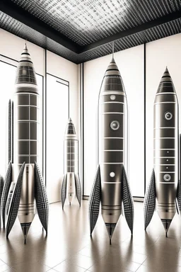 Space Rockets design, sophisticated, dominating design