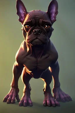 alien french bulldog musculature hulk body HD strong french bulldog hulk marvels Warcraft