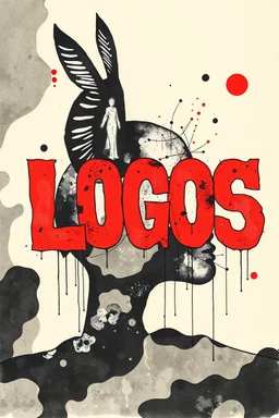 I am the Logos; Neo-Surrealism; Dada; Ink Wash on Camouflage