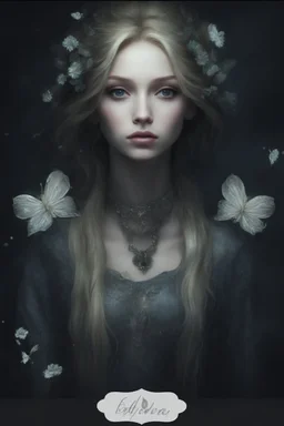 Gold Blonde hair Water lilies curls long hair night Fairy princess rapunzel hair queen crown dragonflies fireflies elven tiara flowers fairy wings gothic