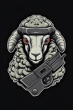 Gaming company Logo of a criminal Sheep