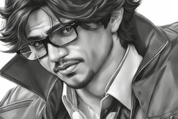 shah rukh khan in 8k realistic anime e drawing style, close picture, intricate details, highly detailed, high details, detailed portrait, masterpiece,ultra detailed, ultra quality